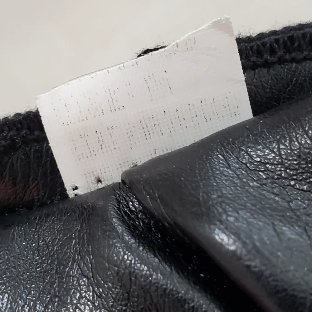 Soft Black Vegan Leather Sash Belt, Double Ring/Letter G Buckle, Medium, EUC